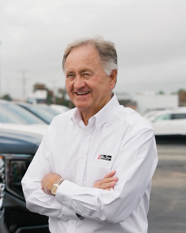 Danny Ford, owner of Glen Sain, on the lot